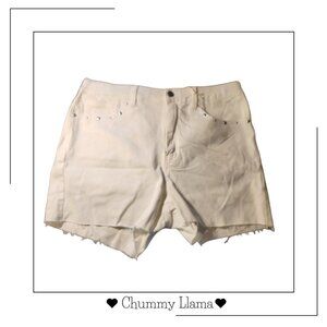 Mason & Belle Beige Tie-Waist Cuffed Shorts – Size 10/30, Summer Essential